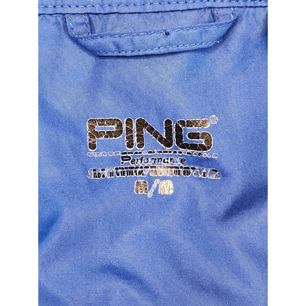 Ping Performance Windbreaker Pullover Men's M Blu… - image 4